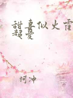 甜妻似火霍爷他超爱