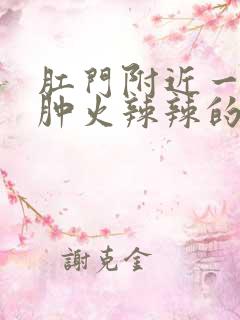 肛门附近一圈红肿火辣辣的痛