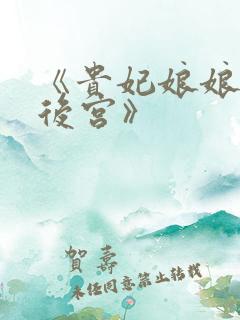 《贵妃娘娘宠冠后宫》