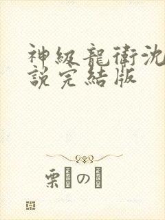 神级龙卫沈浪小说完结版