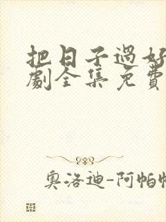 把日子过好电视剧全集免费观看