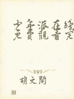 少年派在线全集免费观看完整版