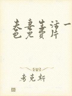 夫妻生活一级黄色免费片