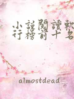 小说阅读软件排行榜前十名