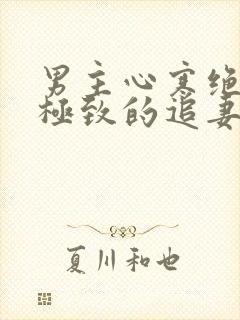 男主心寒绝望到极致的追妻火葬场