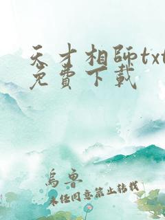 天才相师txt免费下载