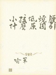 小孩低烧腹泻是什么原因引起的