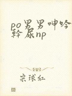 po男男呻吟高干尿np