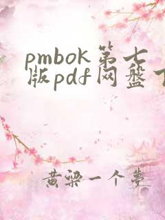 pmbok第七版pdf网盘下载