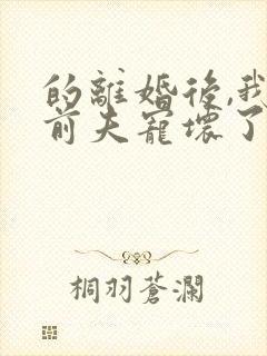 的离婚后,我被前夫宠坏了