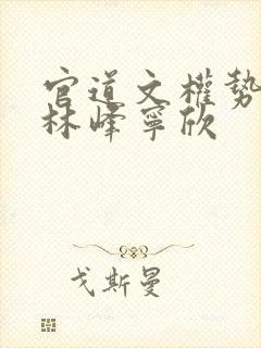 官道文权势滔天林峰宁欣