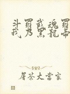 斗罗武魂罗三炮我乃黑龙帝君免费阅读小说