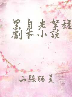 黑月光拿稳be剧本小说