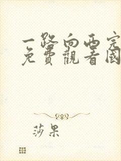 一路向西完整版免费观看国语