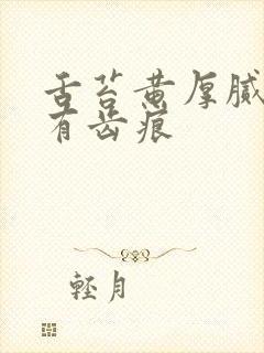 舌苔黄厚腻发白有齿痕