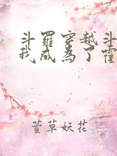 斗罗穿越斗罗,我成为了霍雨浩