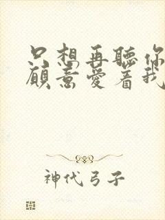 只想再听你说你愿意爱着我是什么歌