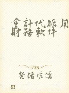 会计代账用什么财务软件