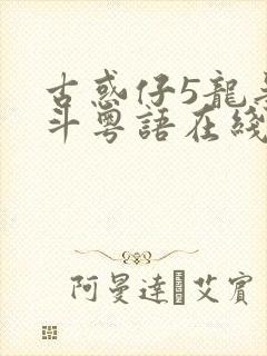 古惑仔5龙争虎斗粤语在线观看