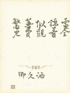 繁华似锦电视剧免费观看全集策驰