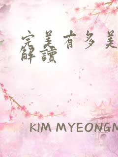 完美有多美结局解读