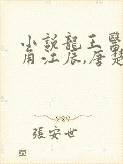 小说龙王医婿主角江辰,唐楚楚