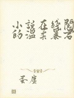 小说在线阅读我的温柔暴君