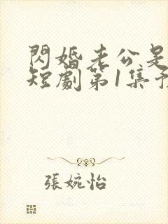 闪婚老公是总裁短剧第1集预告