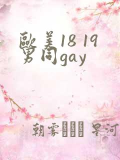 欧美18 19男同gay