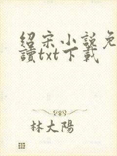 绍宋小说免费阅读txt下载