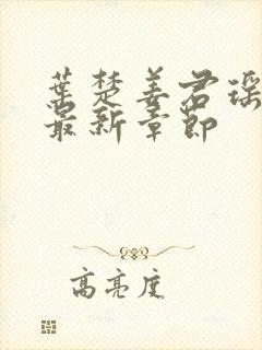 叶楚姜君瑶小说最新章节