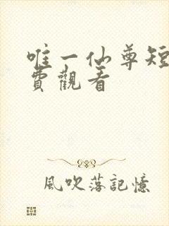 唯一仙尊短剧免费观看