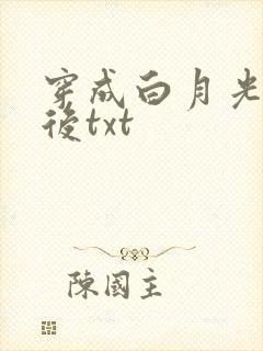 穿成白月光替身后txt