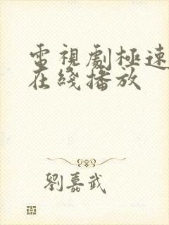 电视剧极速高清在线播放