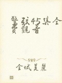 惊弦45集全免费观看