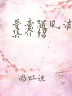 爱意随风消逝全集介绍