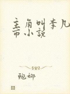 主角叫李凡的都市小说