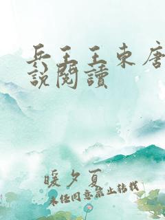 兵王王东唐潇小说阅读