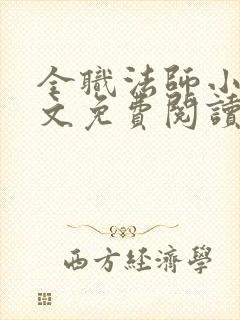 全职法师小说全文免费阅读无弹窗