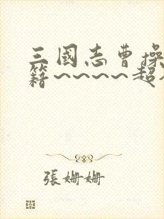 三国志曹操传秘籍~~~~超全