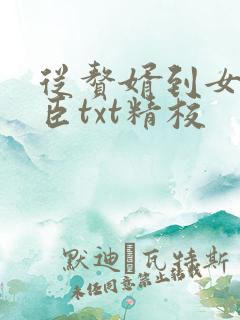 从赘婿到女帝宠臣txt精校