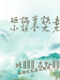 砸锅卖铁去上学小说全文免费阅读