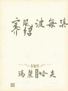 定风波每集剧情介绍