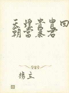 天煌贵胄回到明朝当暴君