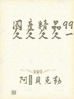 国产精品99久久久久久一