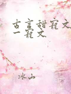 古言甜宠文一对一宠文