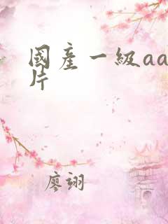 国产一级aaa片