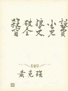 杀破狼小说无弹窗全文免费阅读