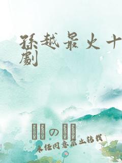 孙越最火十部短剧