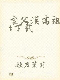 家父汉高祖txt下载